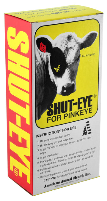 Durvet 2251052 Shut Eye-Patch Cow-10' S