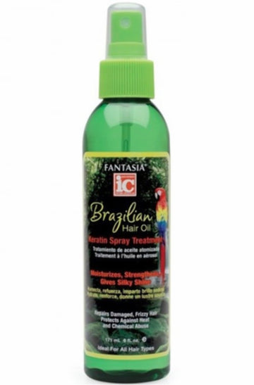 Fantasia Brazilian Hair Oil Keratin Spray Treatment, 6 oz