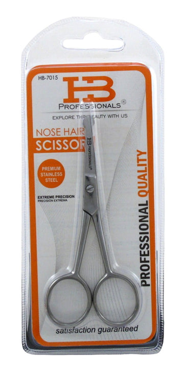 HB Professional Scissors Nose Hair Stainless Steel (Pack of 3)