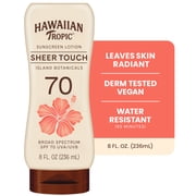 Hawaiian Tropic Sheer Touch Sunscreen Lotion, SPF 70, 8 fl oz