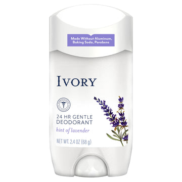 Ivory Gentle Deodorant Stick, Hint of Lavender, 2.4oz