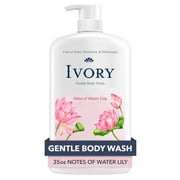 Ivory Body Wash, Mild & Gentle, Water Lily Scent, 35 fl oz