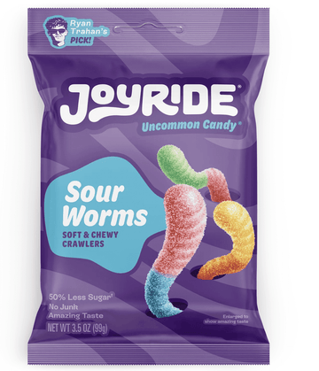 Joyride Uncommon Candy Sour Worms 3.5 oz