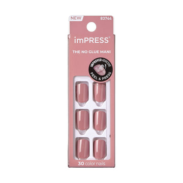 KISS imPRESS Color Press-on Manicure - Petal Pink, Short