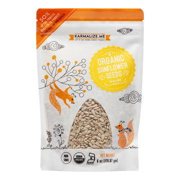 Karmalize.Me Organic Sunflower Seeds, 6 Oz
