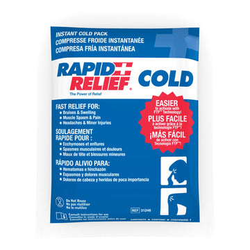 Kemp USA 6" Blue and White Small Instant Cold Ice Packs