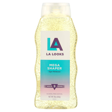 L.A. Looks Mega Mega Hold Hair Styling Gel, 20oz