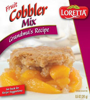 LORETTA FRUIT COBBLER MIX 8.5 OUNCE