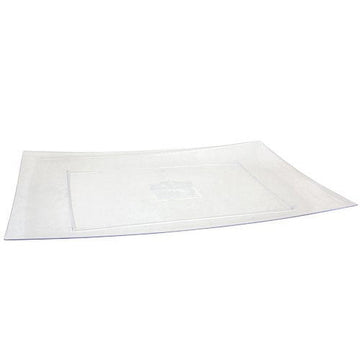 Lillian Caterware Rectangular Tray, 12" x 18", Clear, 1 Ct
