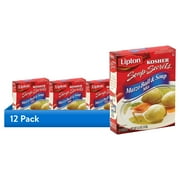 (12 pack) Lipton Kosher Soup Secrets Matzo Ball Soup Mix, 4.3oz