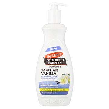 Palmer's Cocoa Butter Formula with Vitamin E, Daily Body Lotion, Tahitian Vanilla, 13.5 fl oz (400 ml)