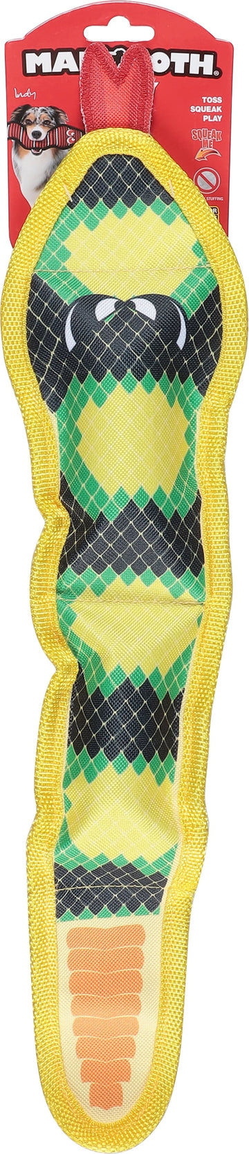 Mammoth Small 17in Squeaky Snake 1 ea