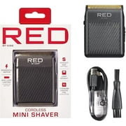 Red by Kiss Cordless Mini Shaver for Men, Dark Grey..