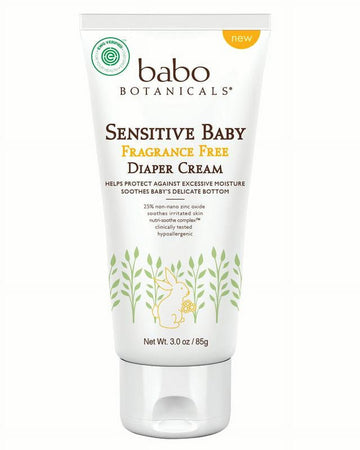Sensitive Baby Fragrance Free Zinc Diaper Cream
