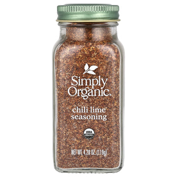 Simply Organic 19652 Chili Lime Seasoning 4.20 oz.