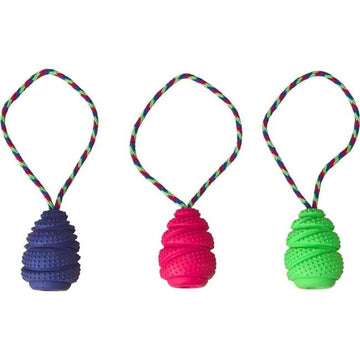 Spot 54955 Spot Barrett Tough Tornado Tug Dog Toy - 4.25 in.