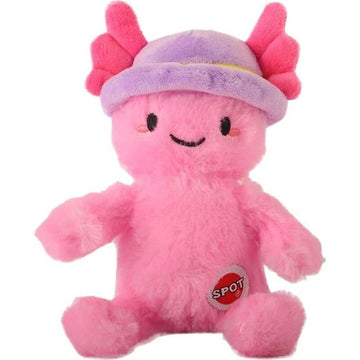 Spot 54963 Axolotl Plush Dog Toy with Hat - 6 in.