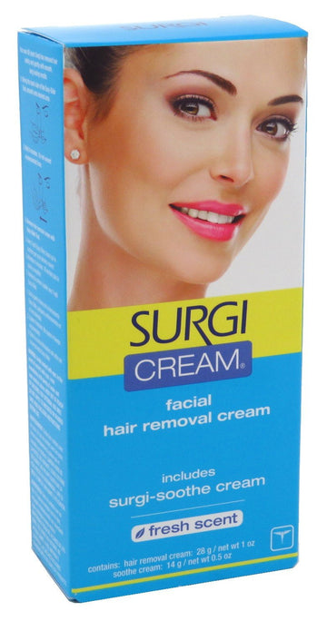 Surgi Facial Hair Removal Cream, 2 Oz.