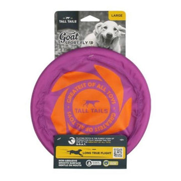 Tall Tails 022266177739 9 in. Goat Flyer Dog Toy