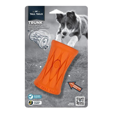 Tall Tails 022266178255 5 in. Natural Rubber Trunk Dog Toy