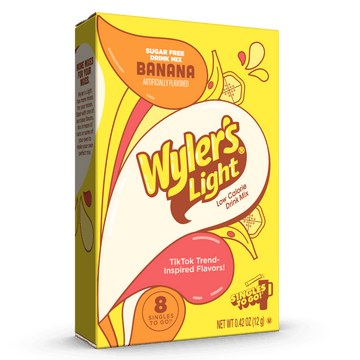 Wyler's Light Watertok Banana, Singles to Go Powdered Drink Mix, 8 Count Packets