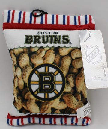 NHL BOSTON BRUINS PEANUT BAG DOG TOY NI