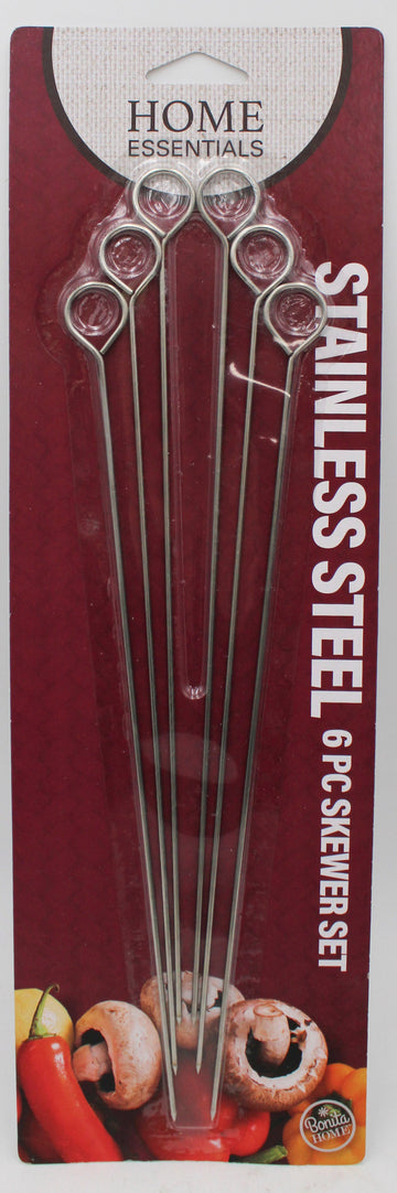 11.5in Stainless Steel Skewer Set