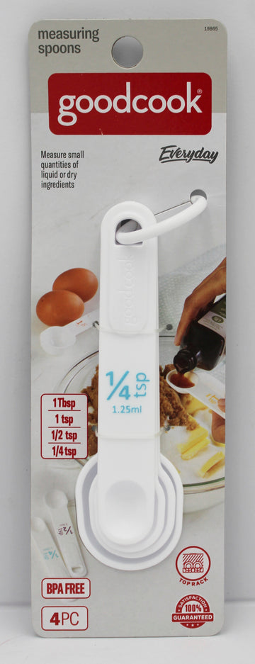 GOOD COOK 4CT MEASURING SPOONS CDU - 12PC
