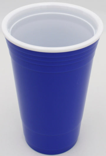 16OZ PLASTIC PARTY CUP - BLUE