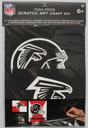 NFL ATLANTA FALCONS SCRATCH ART CRAFT KIT
