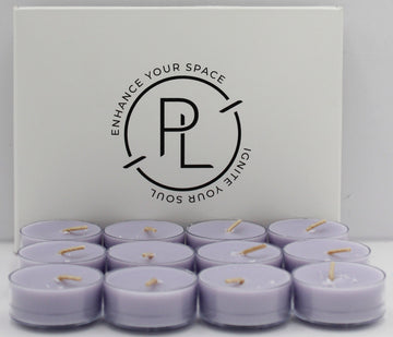 PARTYLITE GERANIUM CITRONELLA UNIVERSAL 12-PIECE TEALIGHT CANDLES