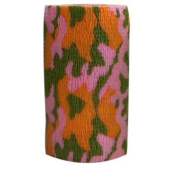 WRAP IT UP COHESIVE BANDAGE PINK CAMO 4" X 5 YD