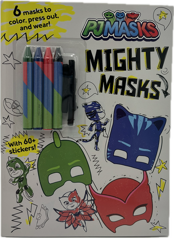 PJ MASKS: MIGHTY MASKS - PAPERBACK COLORING BOOK 48pgs  PP$7.99 US / $9.99 CAN