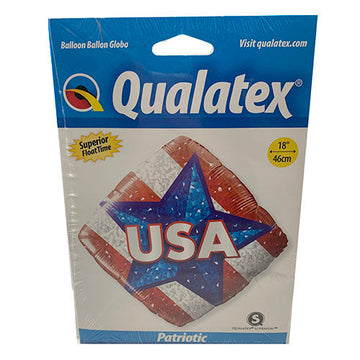 HELIUM FOIL BALLOON 18"-PATRIOTIC.