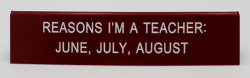 TEACHER SIGN