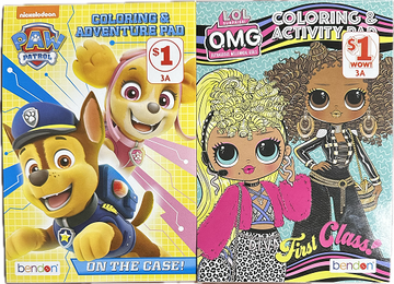 LOL OMG & NICKELODEON COLORING & ACTIVITY