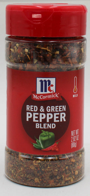 MCCORMICK RED & GREEN PEPPER BLEND 2.82 Oz BB 12/13/2026