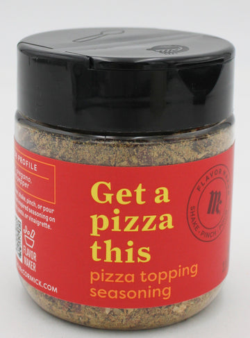 MCCORMICK  FLAVOR MAKER  PIZZA  SEASONINGS 3.3 Oz. BB 8/30/26