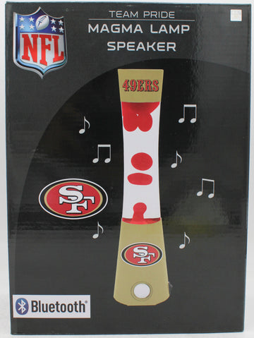 NFL SAN FRANCISCO 49ER LAVA LAMP SPEAKER 16.5"