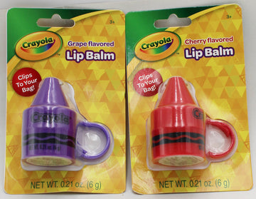 CRAYOLA MOLDED FLAVORED LIP BALM - .21oz  NI