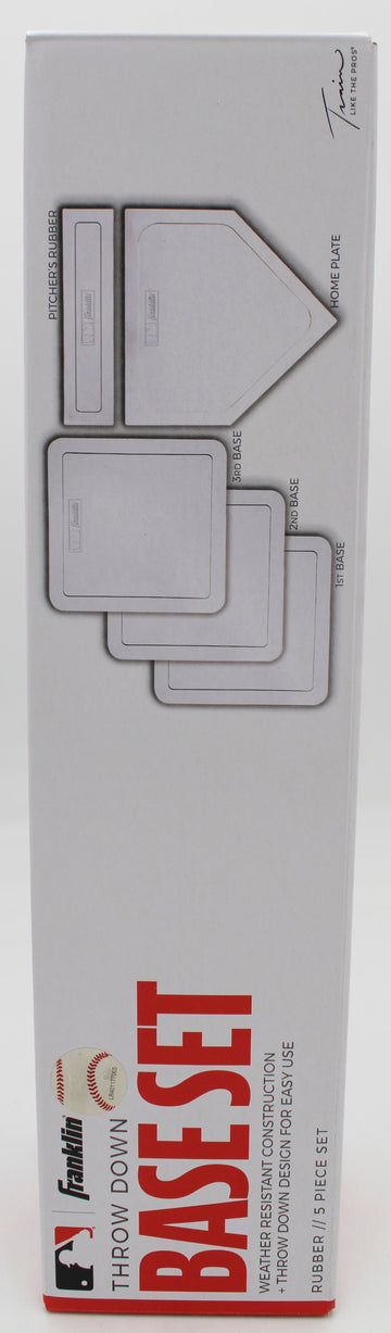 FRANKLIN MLB 5PC THROW-DOWN RUBBER BASE SET