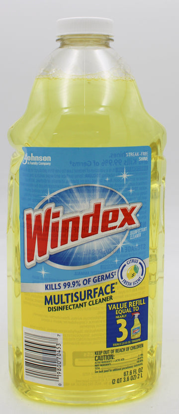 SP WINDEX DISINFECTANT REFILL 67.6oz CITRUS FRESH SCENT