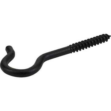 Hillman Durasteel Ceiling Hook Black (0.307" x 4-15/16") 35lb