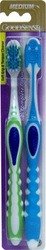 GoodSense Goodsense complete clean with tongue cleaner toothbrush medium 2 count, 2 Count