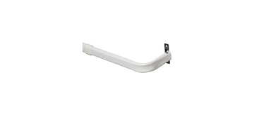 Kenney, 28"-48", White KN511 Single Curtain Rod