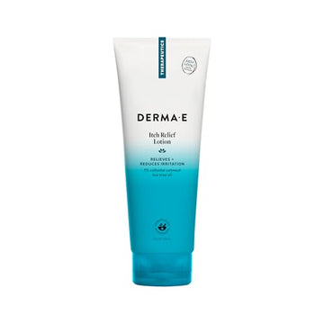 Derma E Itch Relief Lotion – Anti-Itch for Dry Skin – Soothing Itchy Skin Cream – Lightweight Body Lotion Calms and Moisturizes, 8 oz