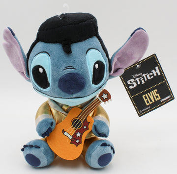 DISNEY LILO & STITCH 8" PLUSH ELVIS STITCH GOLD SUIT