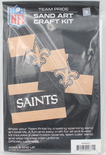 NFL NEW ORLEANS SAINTS SAND ART CRAFT KIT
