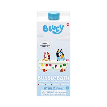 Bluey Bubble Bath for Toddlers and Kids 3+, Fresh Berry Scent, Tear Free | Dye, Paraben, Phthalate-Free | Hypoallergenic | 24 oz/ 710 ml