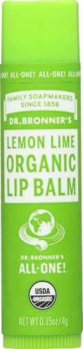 Dr Bronner's, Lip Balm Lemon Lime Organic, 0.15 Ounce